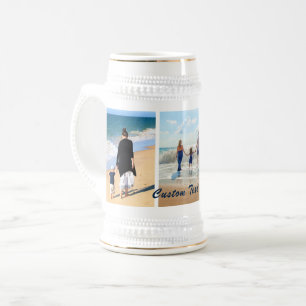 Dein Foto-Kollagen-Bierkrug-Geschenk mit individue Bierglas