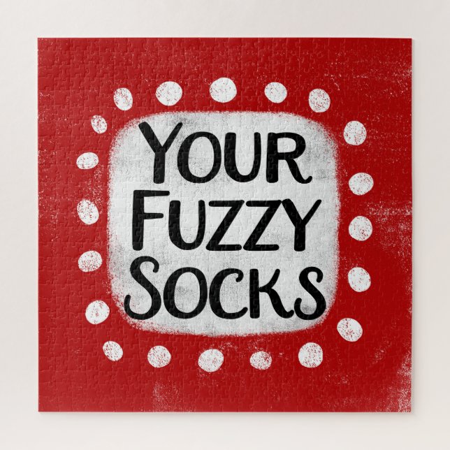 Dein Fuzzy Socks Jigsaw Puzzle (Vertikal)