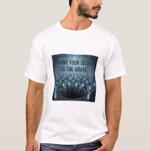 Dein Geheimnis ins Grab mitnehmen – Gruseliger Hal T-Shirt