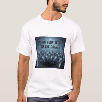 Dein Geheimnis ins Grab mitnehmen – Gruseliger Hal T-Shirt