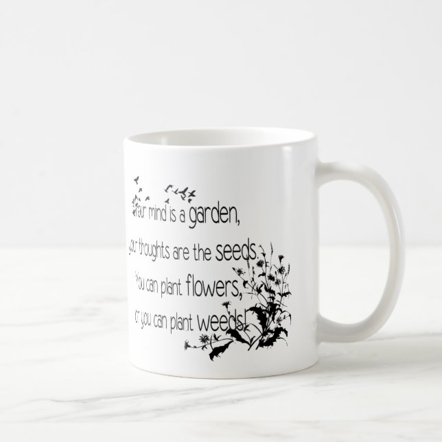 Dein Geist ist ein inspirierendes Zitat aus dem Ga Kaffeetasse (Rechts)