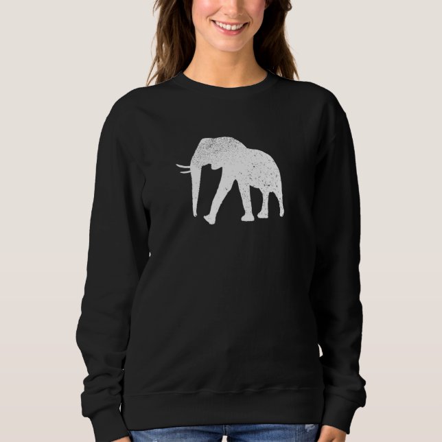 Dein Geiststier ist der Elefant Sweatshirt (Vorderseite)