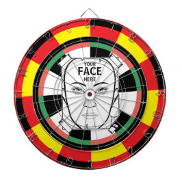 Dein Gesicht Hier Dartboard Dartscheibe