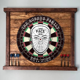Dein Gesicht Hier Dartboard Dartscheibe