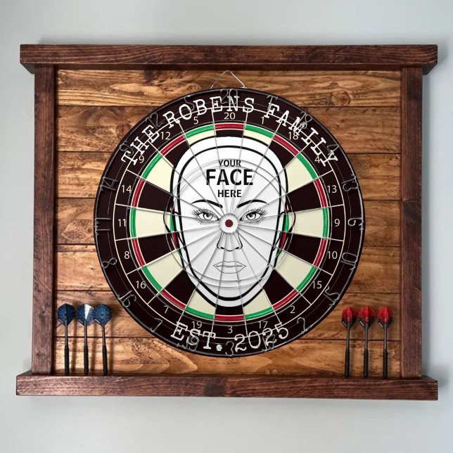 Dein Gesicht Hier Dartboard Dartscheibe (Von Creator hochgeladen)