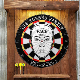 Dein Gesicht Hier Dartboard Dartscheibe