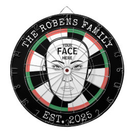 Dein Gesicht Hier Dartboard Dartscheibe