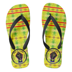 Dein Gesicht ist dein Stamm - Earth Walker Youngbl Flip Flops