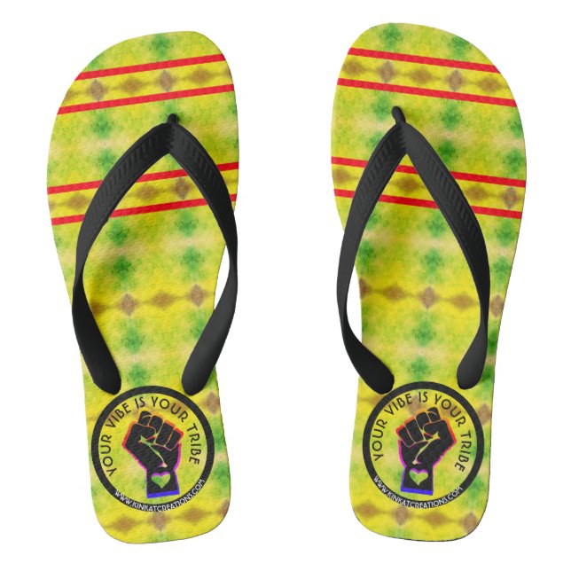Dein Gesicht ist dein Stamm - Earth Walker Youngbl Flip Flops (Fußbett)