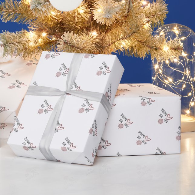 Dein Herz ist mein Kompass Geschenkpapier (Feiertage)