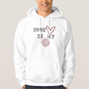 Dein Herz ist mein Kompass Hoodie