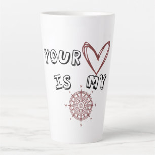 Dein Herz ist mein Kompass Milchtasse