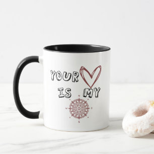 Dein Herz ist mein Kompass Tasse