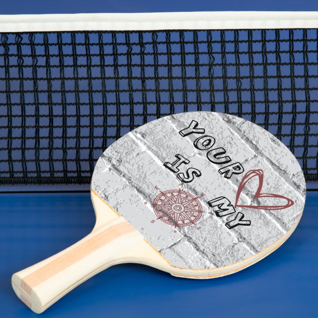 Dein Herz ist mein Kompass Tischtennis Schläger (InSitu)