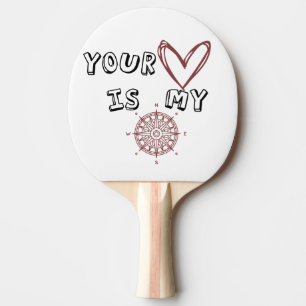 Dein Herz ist mein Kompass Tischtennis Schläger