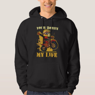 Dein Hobby Mein Leben Enduro Motocross Hoodie