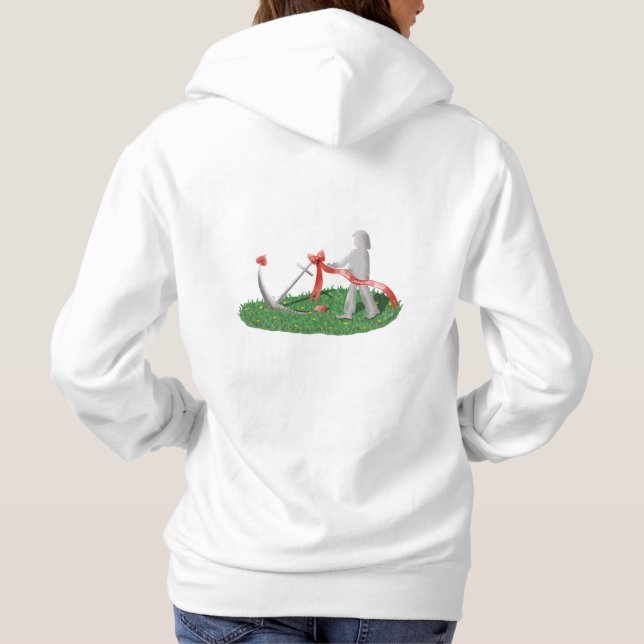 Dein innerer Halt Hoodie Pullover (Rückseite)