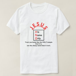 Dein Körper ist ein Tempel T-Shirt