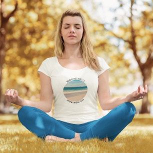 Dein Kreis Foto Moderne Alles in Großbuchstaben Te T-Shirt