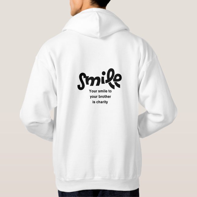 Dein Lächeln  b Hoodie (Rückseite)