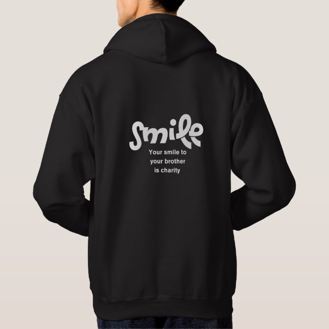Dein Lächeln  w Hoodie (Rückseite)