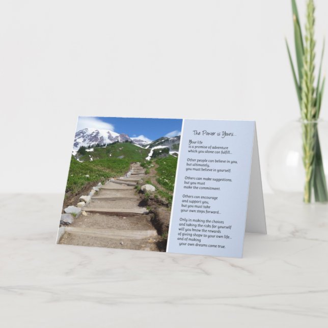 Dein Leben ist ein Abenteuer... Karte (Vorderseite)