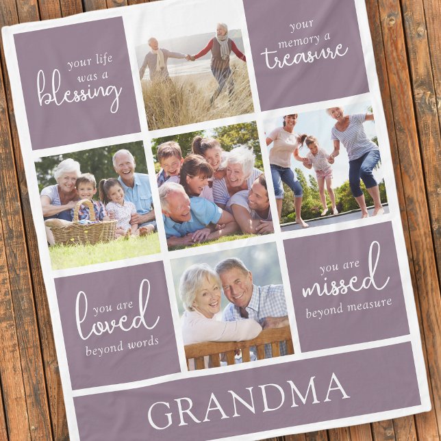 Dein Leben war eine Gedenkstätte des Segen-Fotos Fleecedecke (Von Creator hochgeladen)