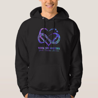 Dein Leben zählt Selbstmordpräventionsbewusstsein Hoodie