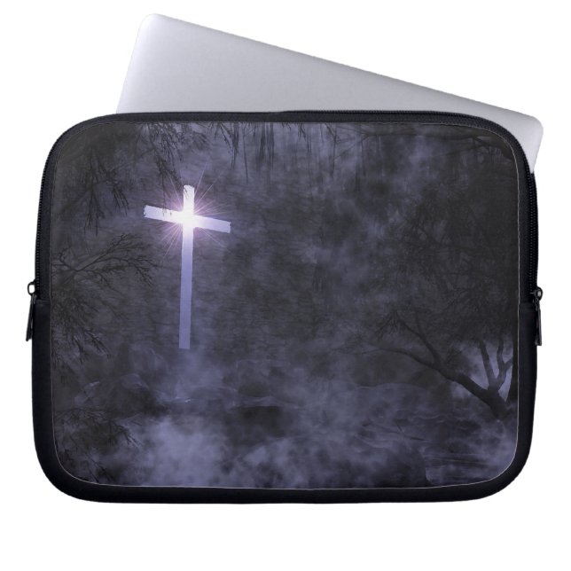 Dein Licht ist ein Laptop-Sieb Laptopschutzhülle (Vorderseite)
