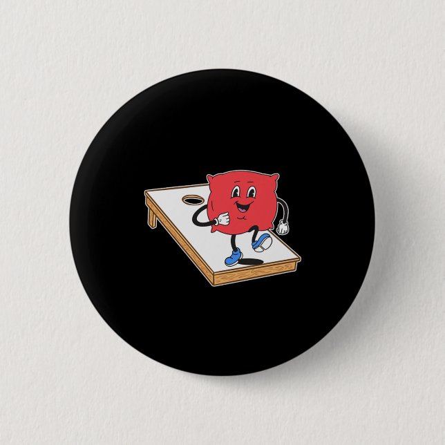 Dein Loch ist mein Goal Maisloch Bean Bag Sarcasti Button (Vorderseite)