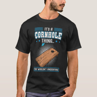 Dein Loch ist mein Ziel  Cornhole T-Shirt