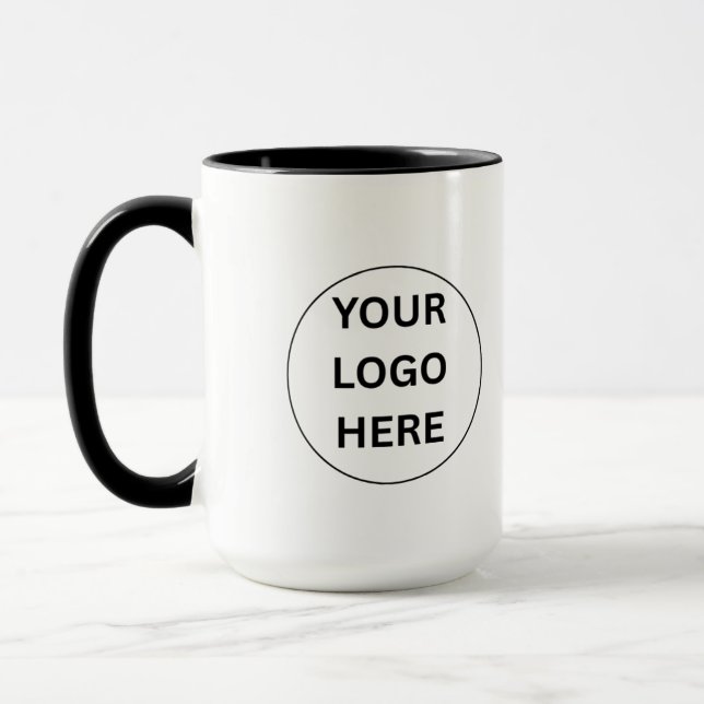 Dein Logo Personalisierte Individuelle Tasse (Links)