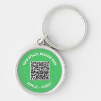 Dein lustiger QR-Code-Schlüsselanhänger mit indivi
