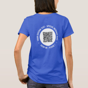 Dein lustiger QR-Code T-Shirt mit individuellem Te