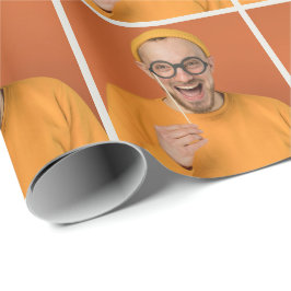 Dein lustiges Selfie-Foto hochladen Geschenkpapier