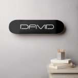 Dein Name | Cool Stylisierbarer, benutzerdefinierb Skateboard<br><div class="desc">Bearbeitbarer Name oder Wort Ihrer Wahl.</div>