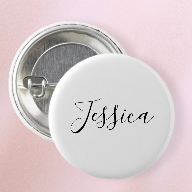 Dein Name | Elegante Schrift Button (Von Creator hochgeladen)