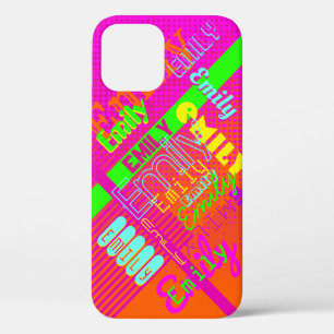 Dein Name Fun Colorful 80's 90's Retro Inspirier Case-Mate iPhone Hülle