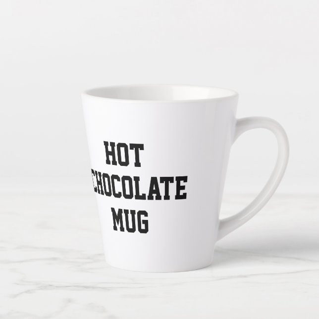 Dein Name Heiße Schokolade Tasse (Rechts)