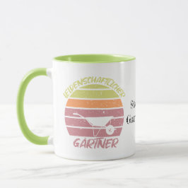dein Name personalisierbares Design Gärtner Tasse