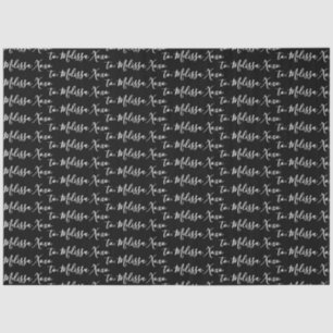 Dein Name Seidenpapier