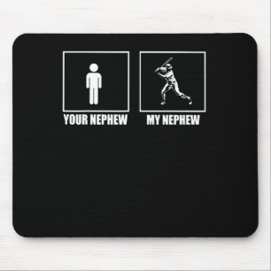 Dein Neffe Mein Neuer Phew Baseball Mousepad