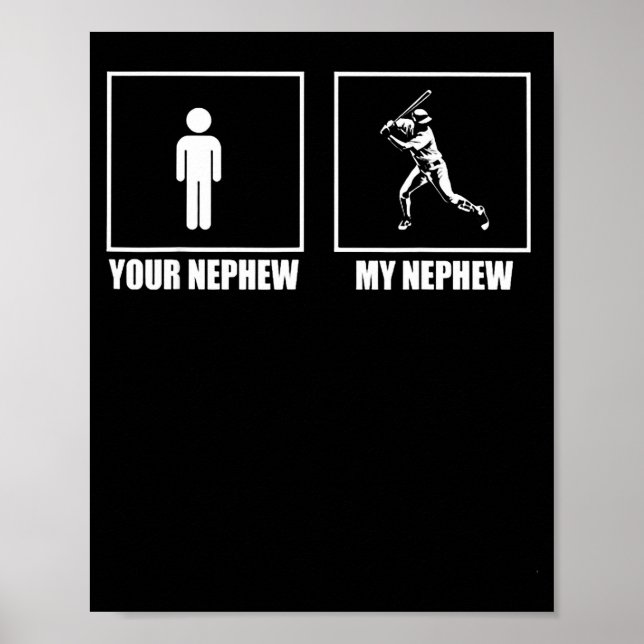 Dein Neffe, mein neuer Phew Baseball  Poster (Vorne)