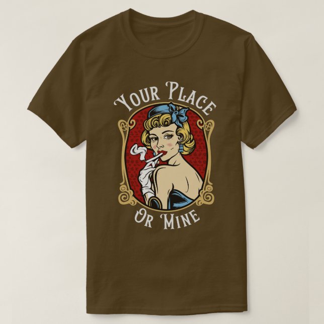 Dein Ort oder Meiner 3 T-Shirt (Design vorne)