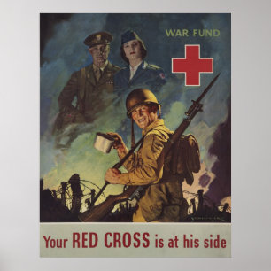Dein Rotes Kreuz ist an seiner Seite Poster