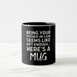 Dein Schwiegervater zu sein scheint wie ein Gesche Zweifarbige Tasse