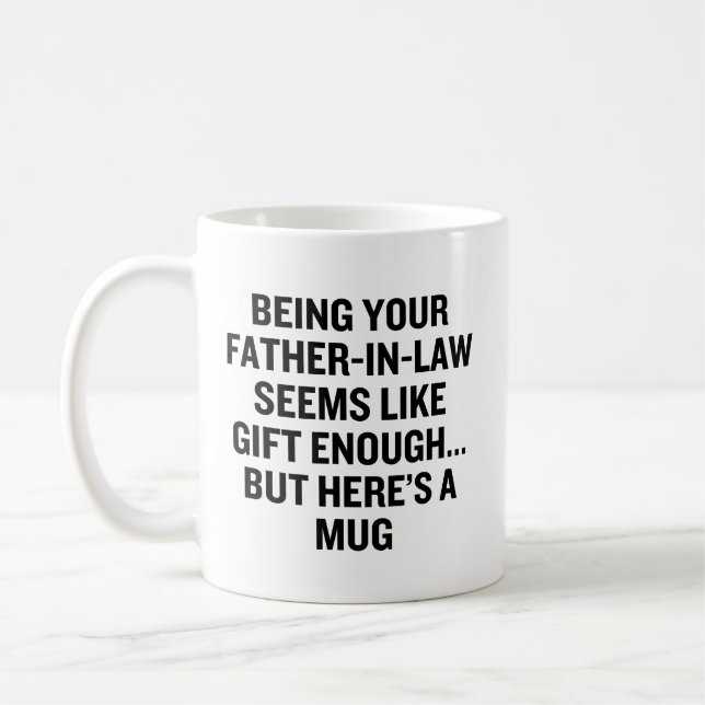 Dein Schwiegervater zu sein scheint wie Geschenk g Kaffeetasse (Links)