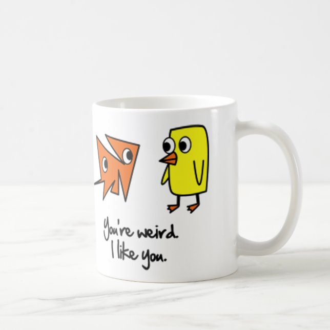 Dein seltsamer Kaffee-Cup gefällt mir. Kaffeetasse (Rechts)