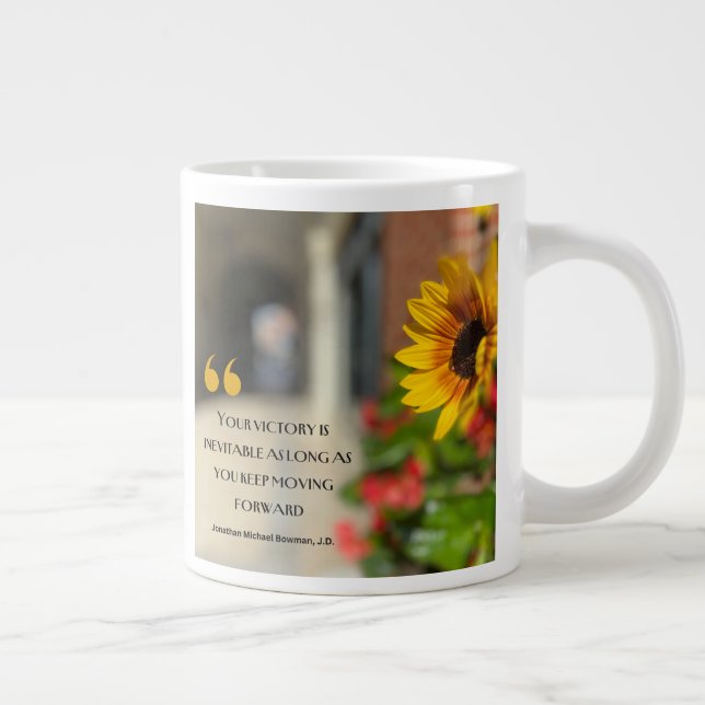 Dein Sieg ist unvermeidlich Jumbo-Tasse (Rechts)
