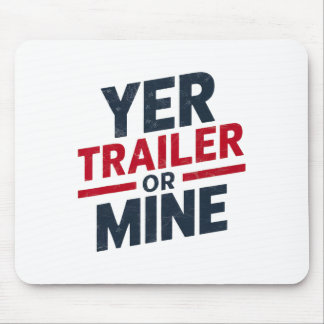 Dein Trailer Oder Meiner Lustig Usa 4. Juli White Mousepad